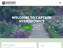 Tablet Screenshot of captainhydroponics.com